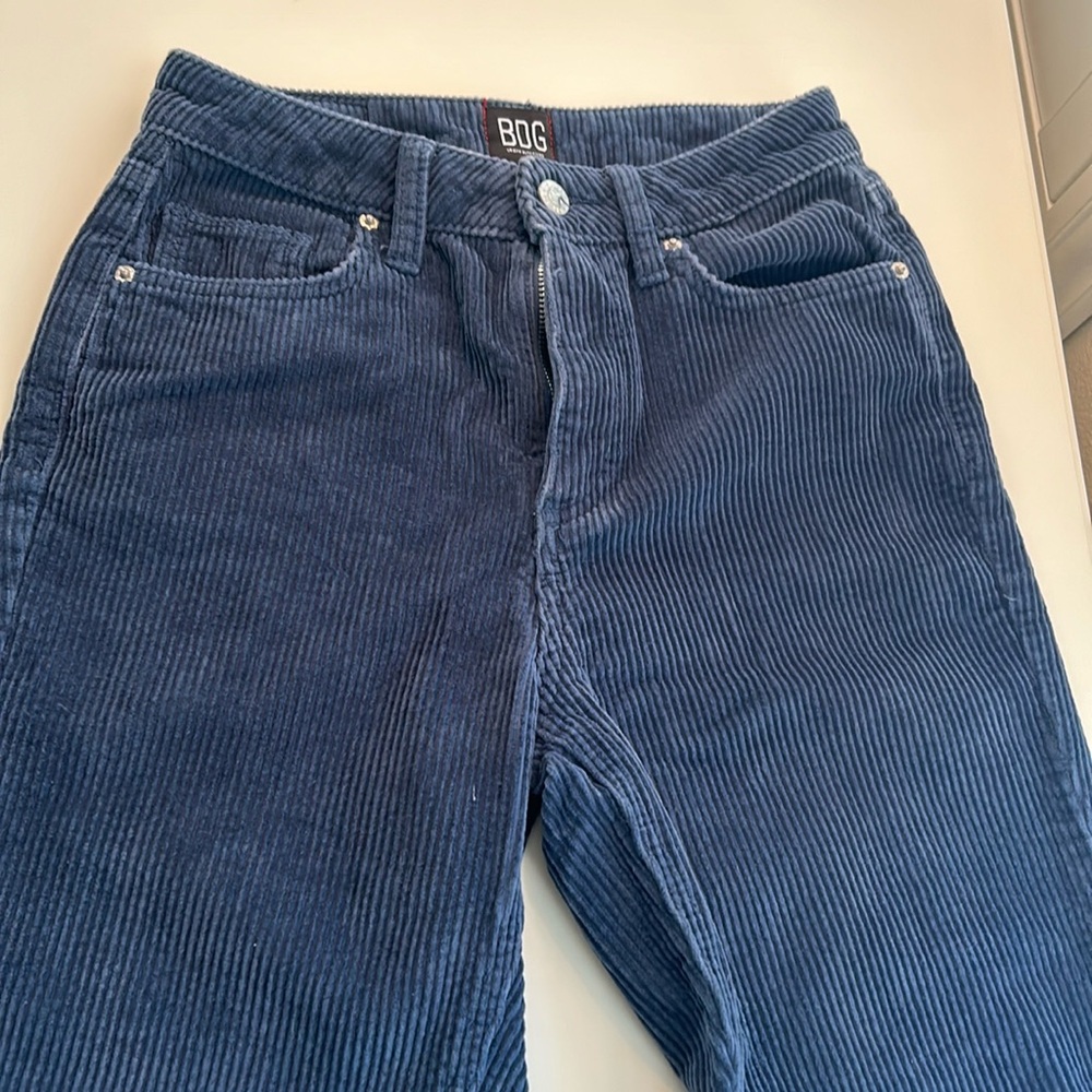 BDG Blue Corduroy Ribbed Jeans